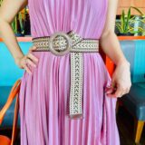 Ana Pink Midi Dress - Imagen 2