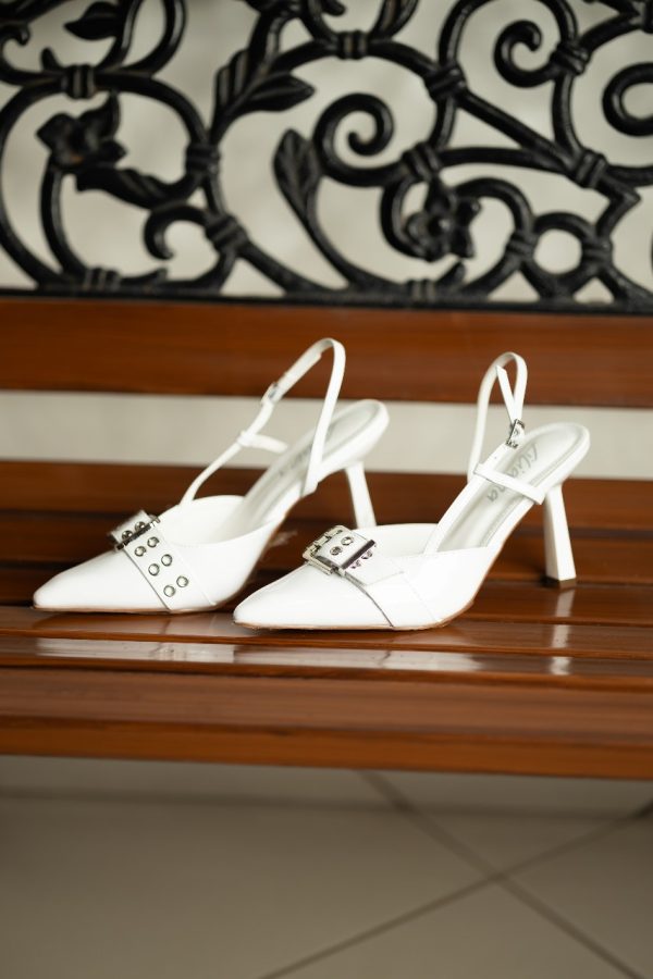 Stella White Heels - Imagen 4