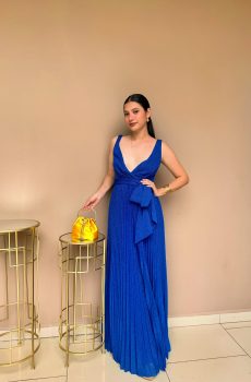 Marta Blue Maxi Dress