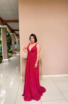 Marta Fuscia Maxi Dress
